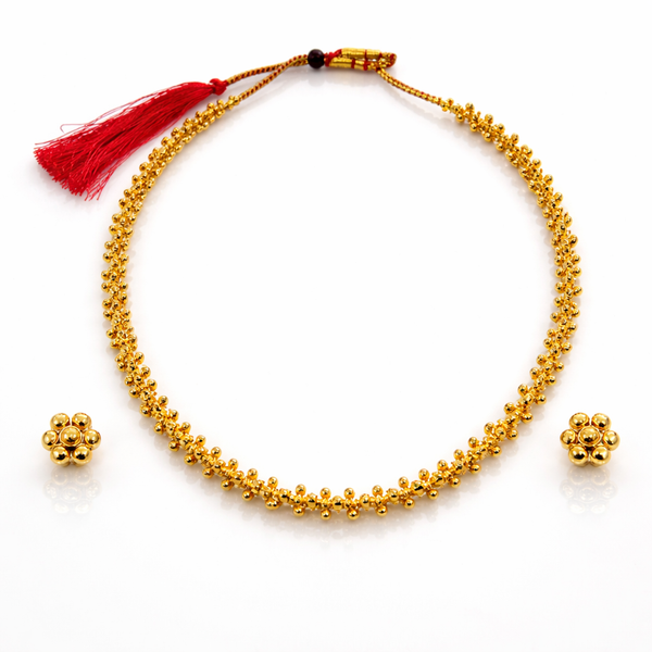 Asthapailu Necklace and Earrings Set