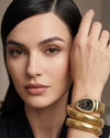 Serpentine Luxe Watchfor Women | Gold Coil Bracelet Watch