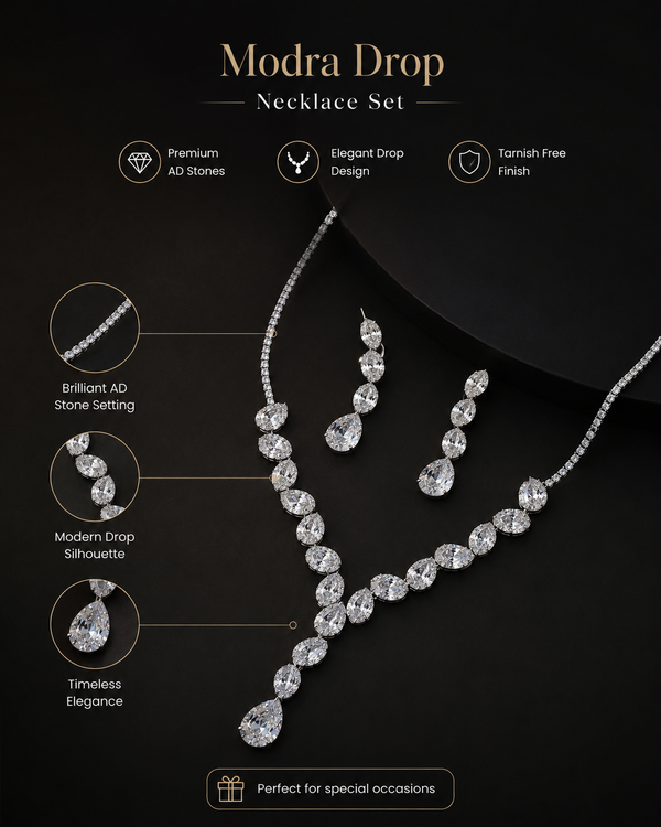 Modra Drop AD Necklacce