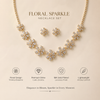 Modra Flower AD Necklacce