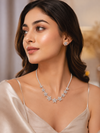 Modra Flower AD Necklacce