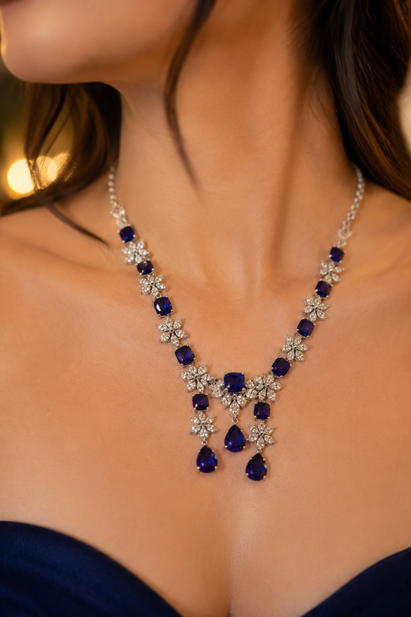 Modra Celestial Drop Necklace set