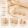 AT Flower Necklace and Earring