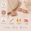 AT PINK Necklace and Earring