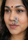 Grey Pearls with Pink Stone Padmavati Nath