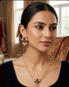 Lotus Kundan Pearl Choker Set