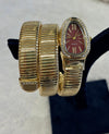 Serpentine Luxe Watchfor Women | Gold Coil Bracelet Watch
