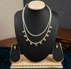 Pearl Drop Necklace Set – Elegant Layered Pearl Jewellery with Earrings