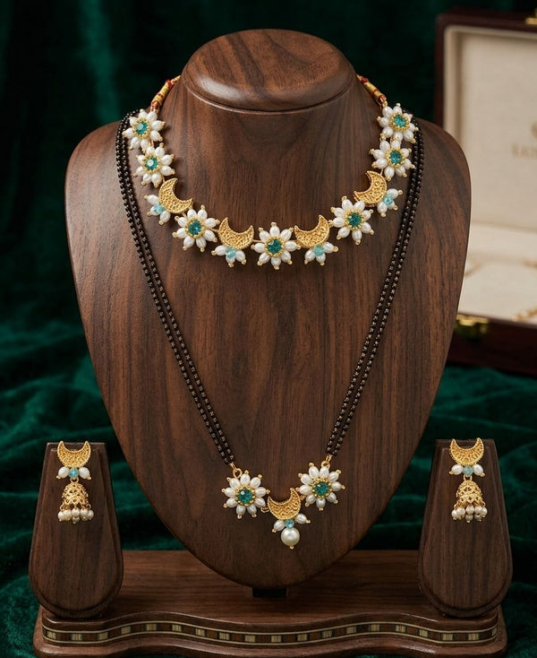The Chandramukhi Pearl Choker Set