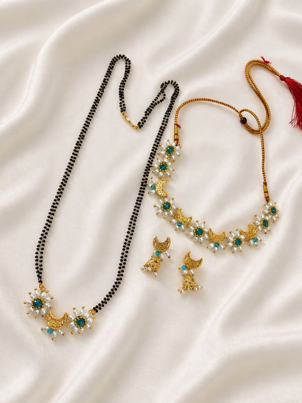 The Chandramukhi Pearl Choker Set