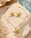 Sea Bloom Starfish Pendant Set