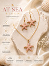 Sea Bloom Starfish Pendant Set