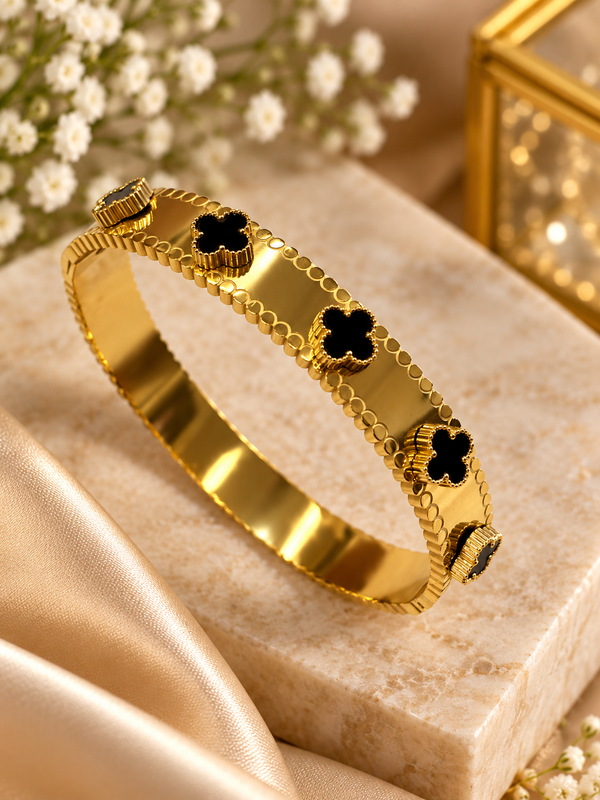 Black Clover Gold Bracelet