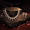 AD PINK Necklace and Earring