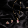 AT PINK Necklace and Earring