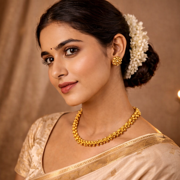 Asthapailu Necklace and Earrings Set