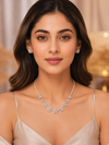 Modra Flower AD Necklacce