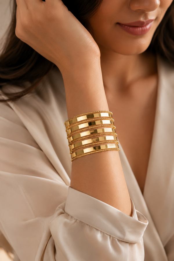 Modra Stripe Open Kada