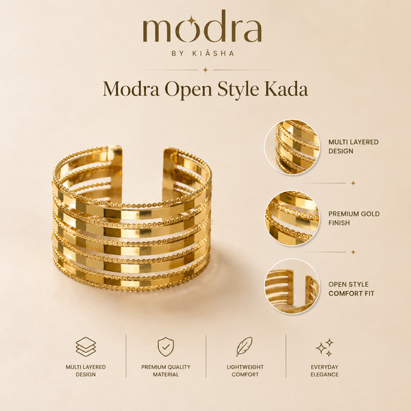 Modra Stripe Open Kada