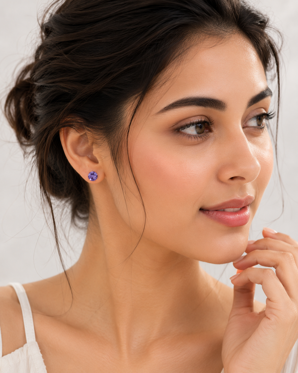 Modra AT Combo Light Stud Earrings