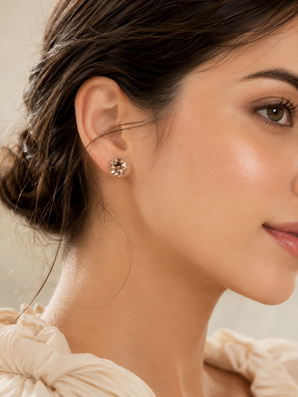 Modra AT Combo Light Stud Earrings
