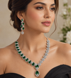 Modra AD Blossom Necklace set