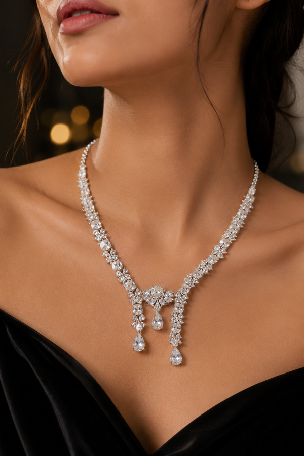 Modra Celestial Drop Necklace set