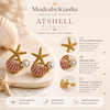 Modra ATShell Earings