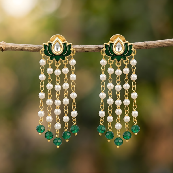 Lotus Earrings