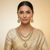 MOSSGOLD Necklace and Earrings Set
