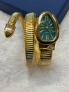 Serpentine Luxe Watchfor Women | Gold Coil Bracelet Watch