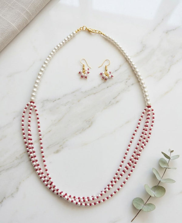 Pearl Multi-Strand Necklace Set