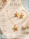Sea Bloom Starfish Pendant Set