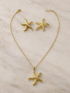 Sea Bloom Starfish Pendant Set